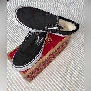 Vans Women Black Slip-On Shoes